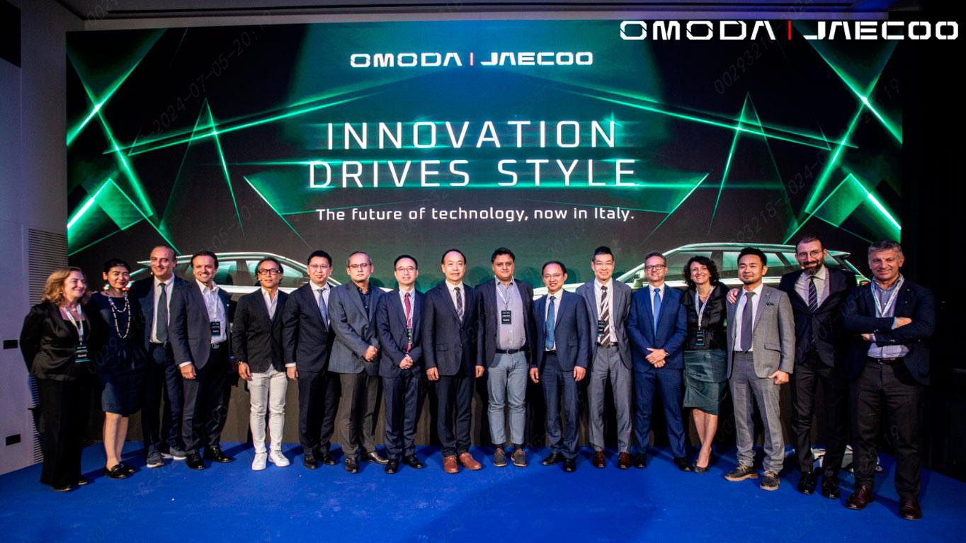 Entrando na Europa: OMODA & JAECOO realiza com sucesso lançamento da marca na Itália
